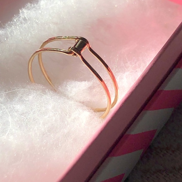 JUNKOJOJEWLRY Gold Filled 2-in-1 Ring – 5 1/2 /16mm - Picture 3 of 4